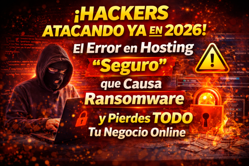 ¡HACKERS ATACANDO YA EN 2026! El error en hosting “seguro”